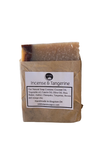 Incense & Tangerine Natural Soap Bar