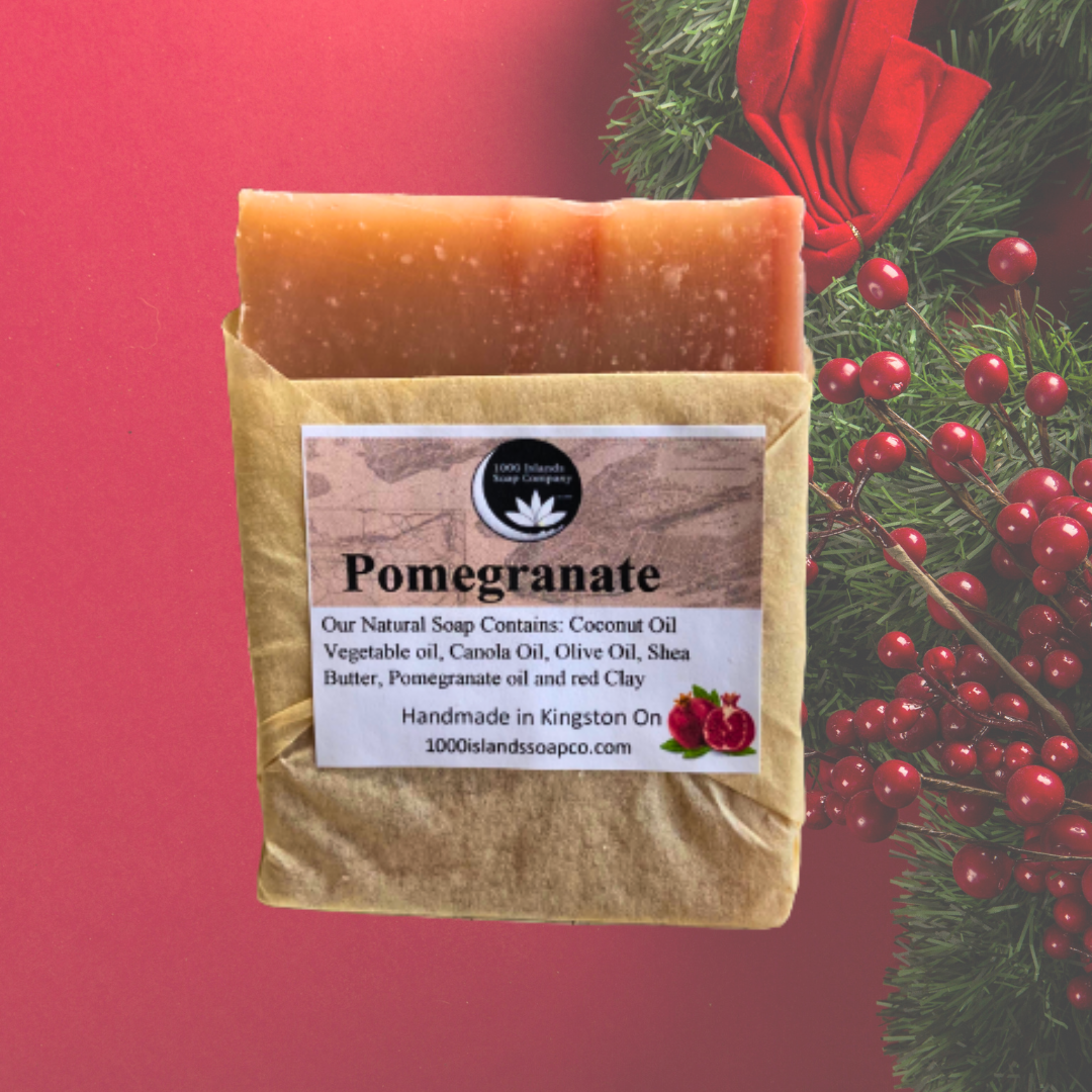 Pomegranate Natural Soap Bar