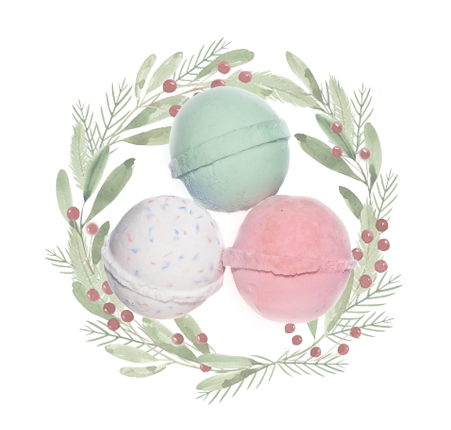 Holiday Bath Bombs
