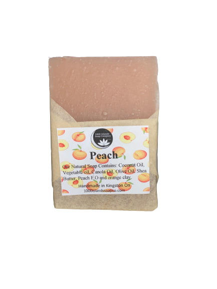 Peach Natural Soap Bar