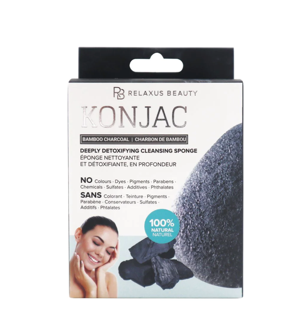 Bamboo Charcoal Konjac Cleansing Sponge