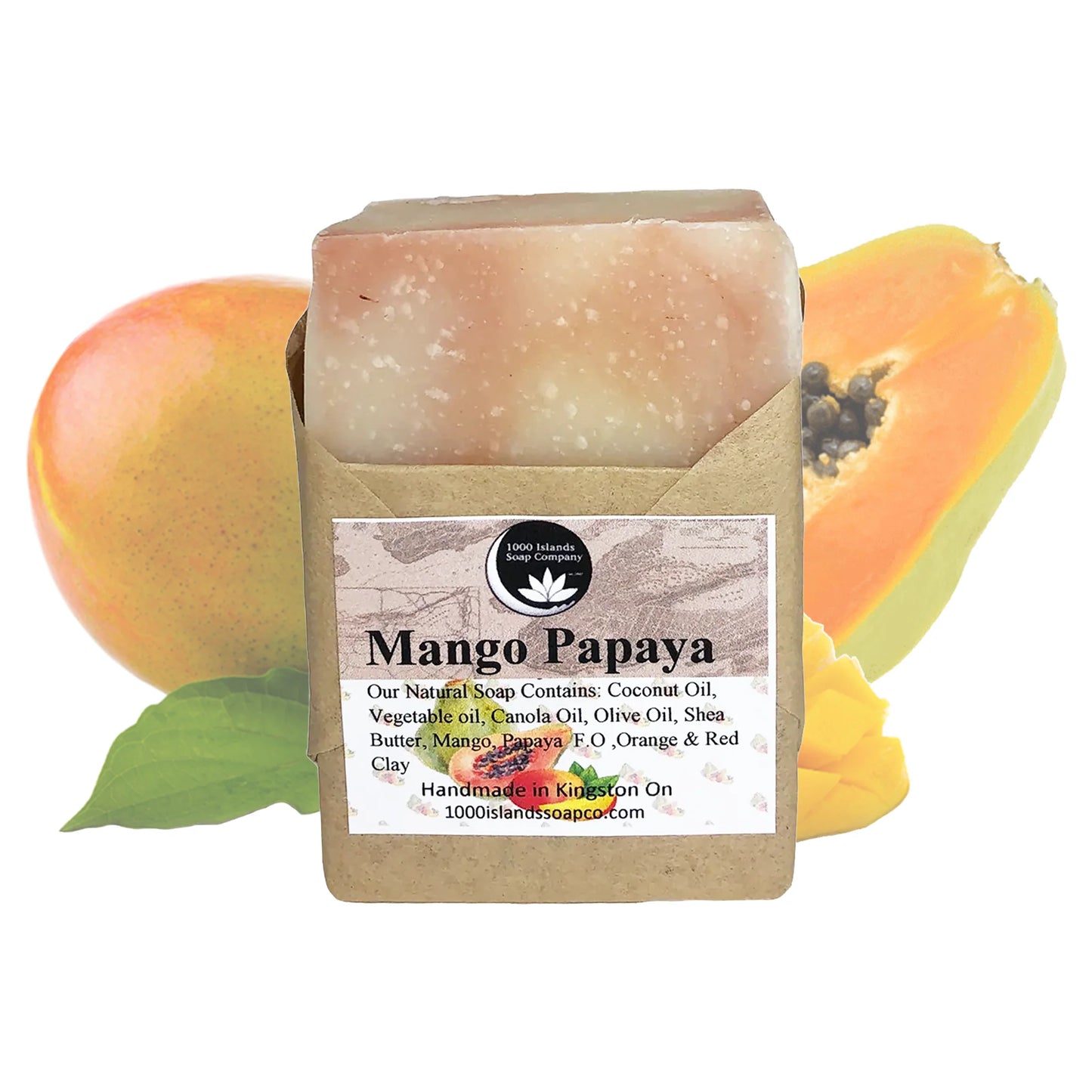 Mango Papaya Natural Soap Bar