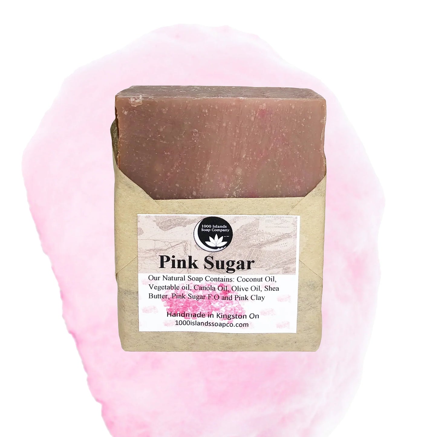 Pink Sugar Natural Soap Bar