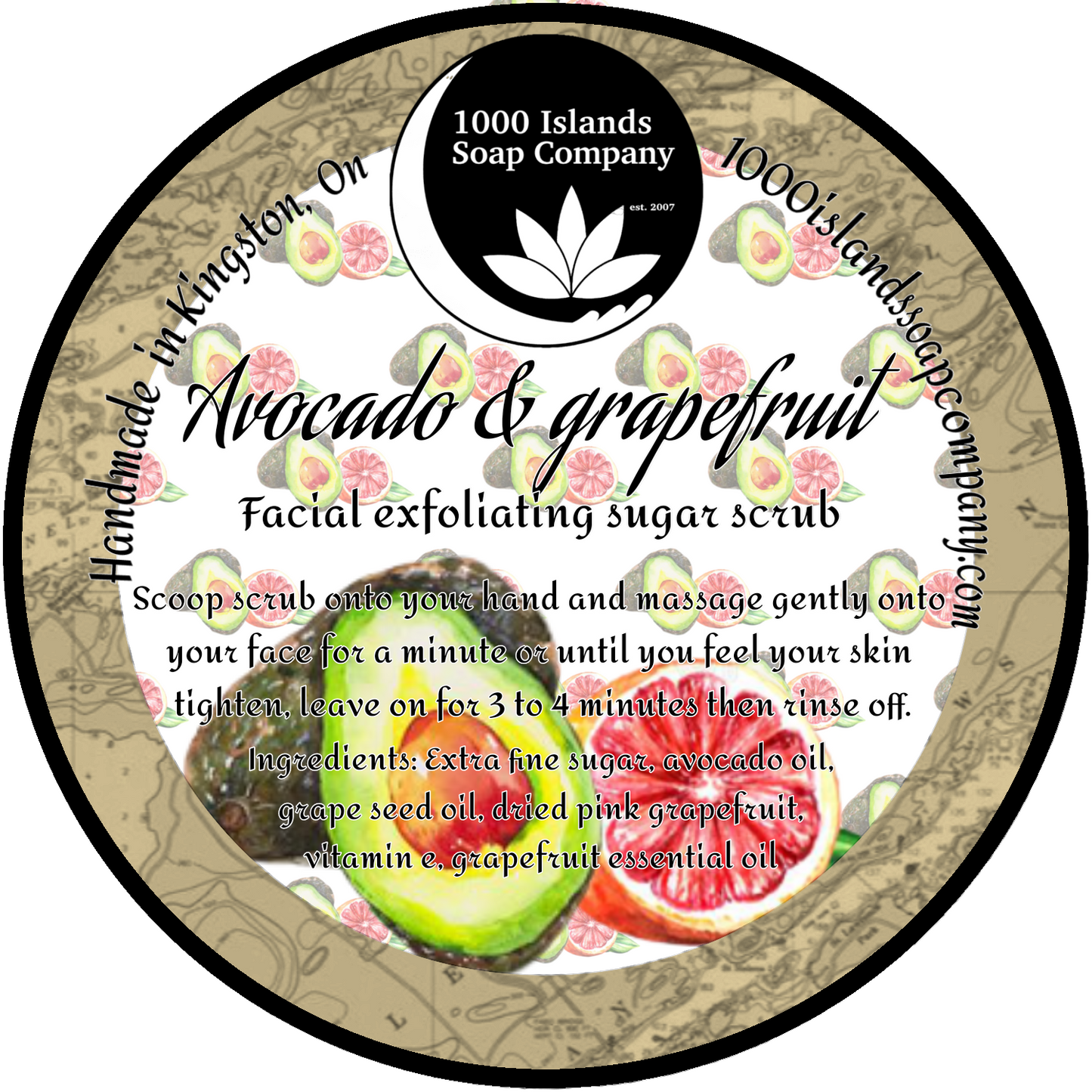 Avocado & Grapefruit Scrub